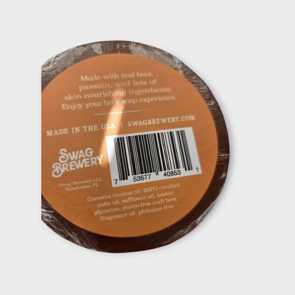 NEW Swag Brewery Beer Soap Bars (2) Honey Pilsner and Apricot Wheat Natural - Picture 4 of 4